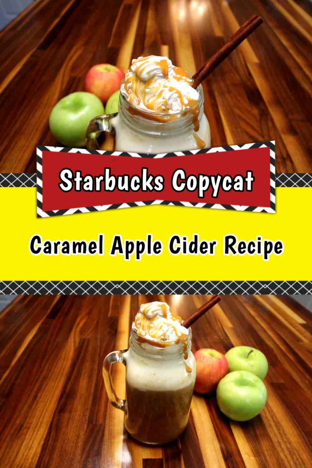 caramel apple cider recipe starbucks copycat 04