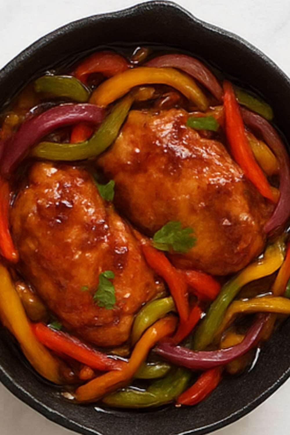 chicken and veggie teriyaki skillet recipe 02