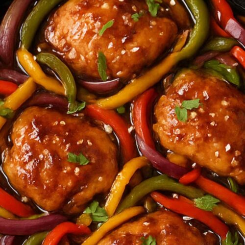 chicken and veggie teriyaki skillet recipe 03