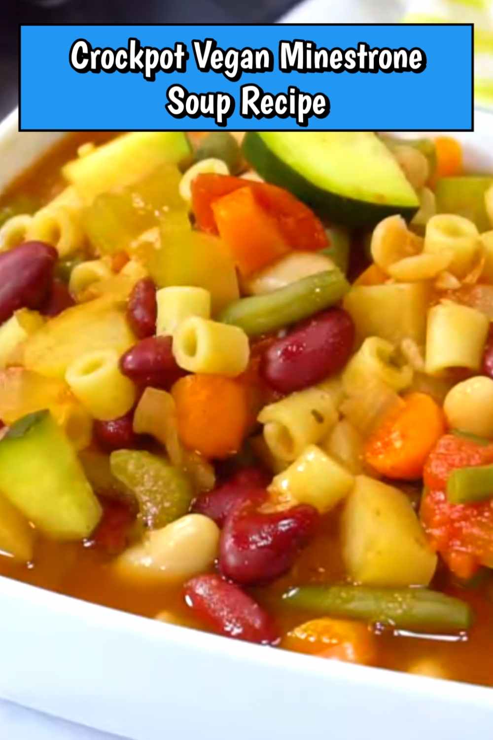 crockpot vegan minestrone soup recipe 01