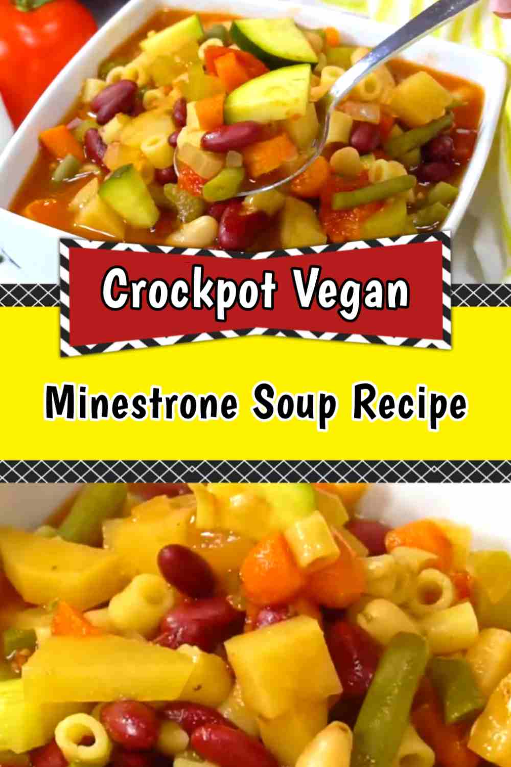 crockpot vegan minestrone soup recipe 04