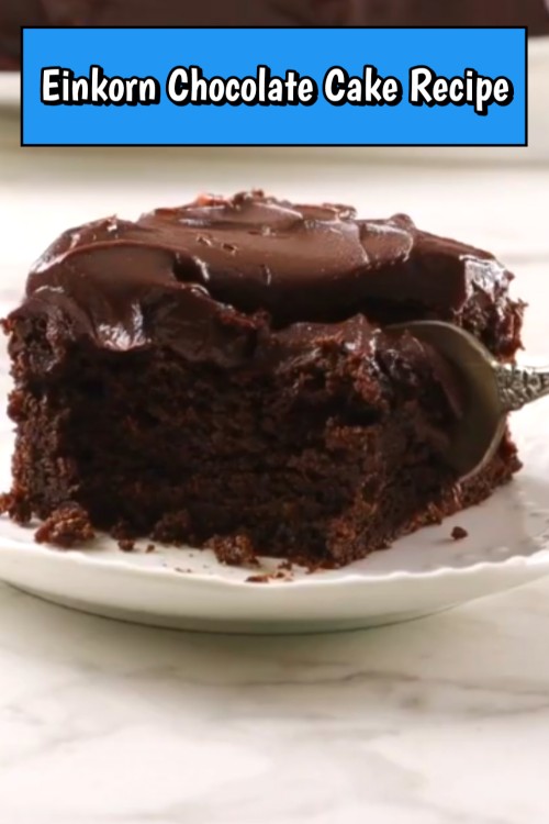einkorn chocolate cake recipe 02