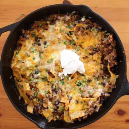 ground beef burrito skillet recipe 03