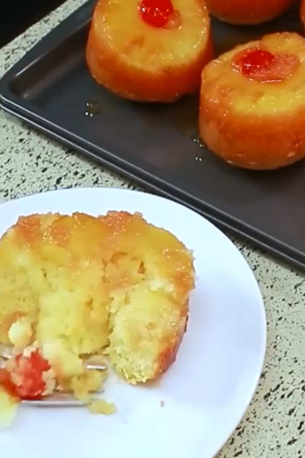 mini pineapple upside down cakes recipe 04