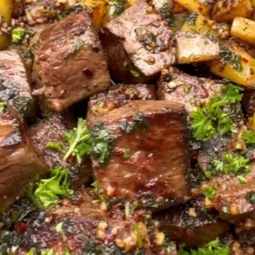 steak bites and potatoes recipe 04