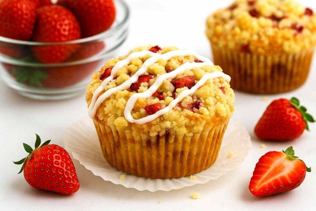 strawberry cream cheese muffins recipe 05